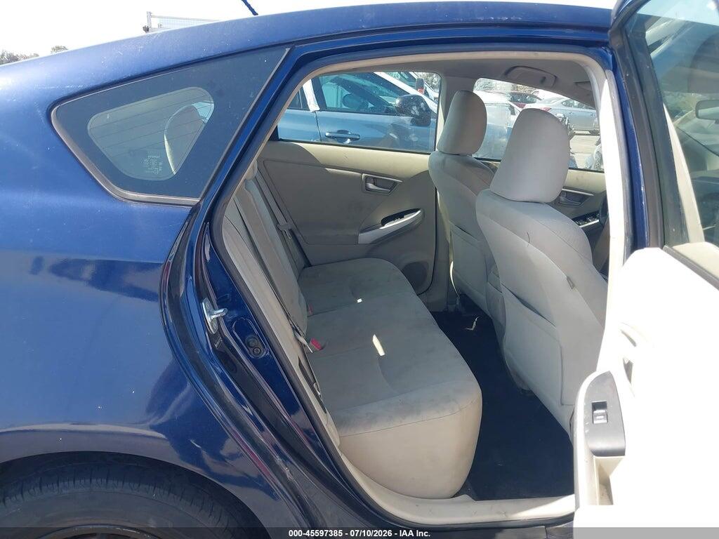 JTDKN3DU3C1511919 2012 TOYOTA PRIUS photo no. 8