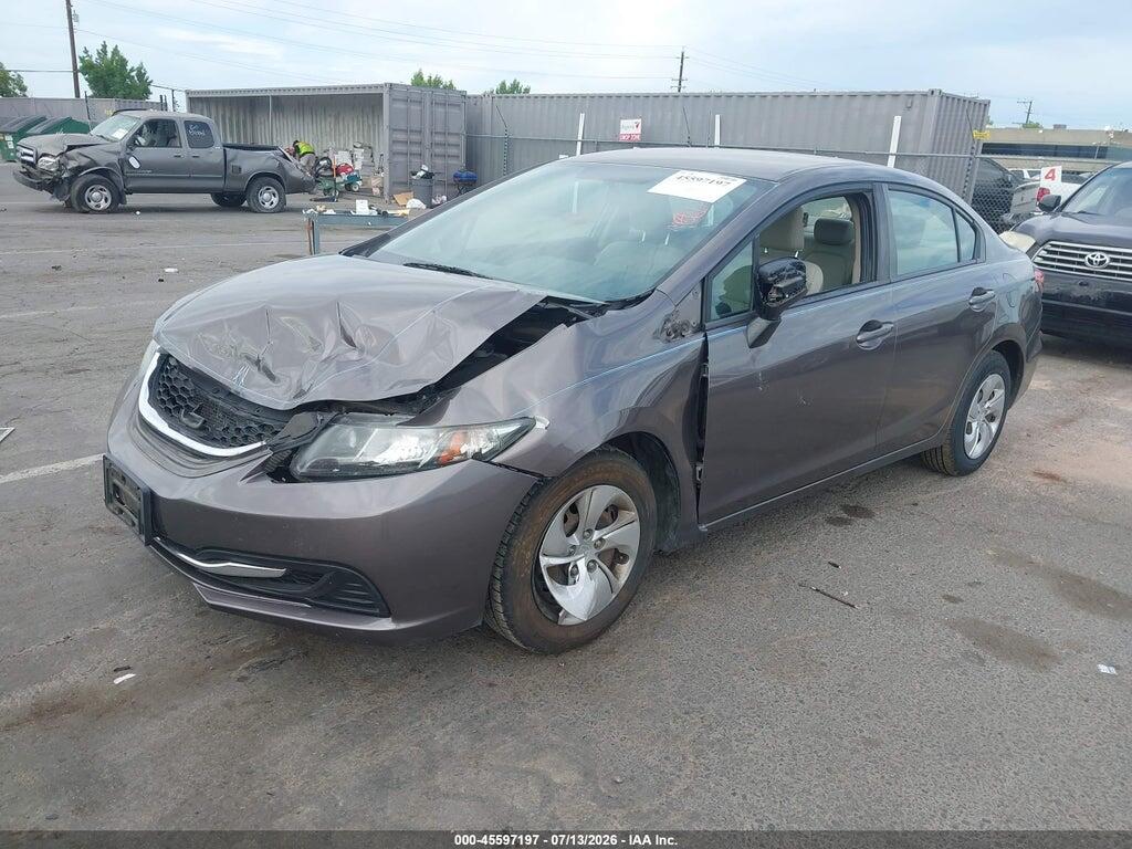 19XFB2F52FE262301 2015 HONDA CIVIC photo no. 2