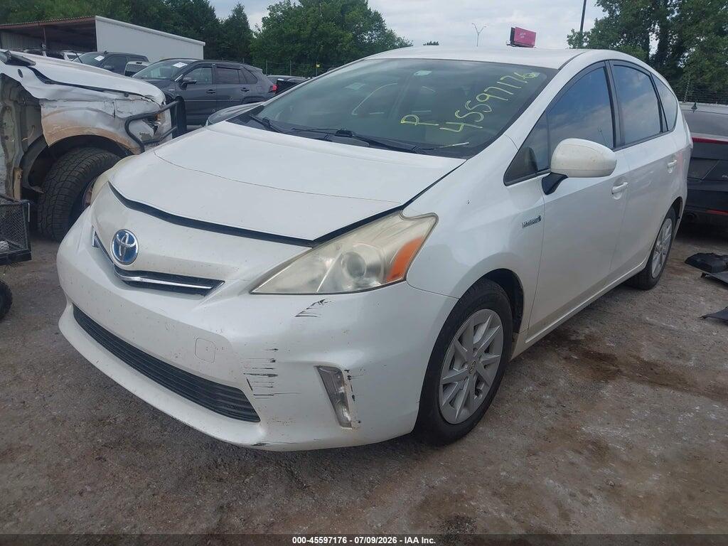 JTDZN3EU0D3286653 2013 TOYOTA PRIUS V photo no. 2