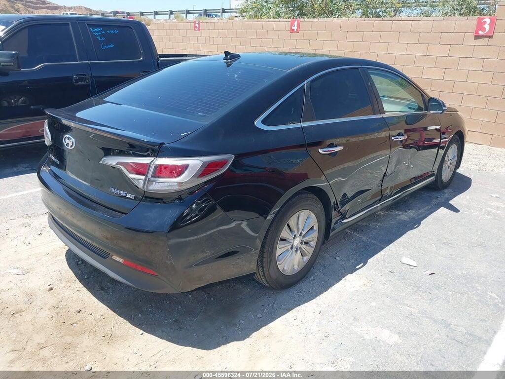 KMHE24L10GA040283 2016 HYUNDAI SONATA HYBRID photo no. 4