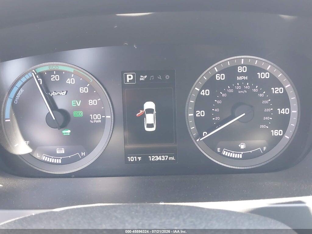 KMHE24L10GA040283 2016 HYUNDAI SONATA HYBRID photo no. 7