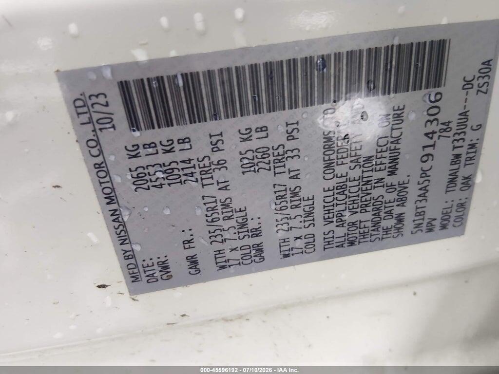 5N1BT3AA5PC914306 2023 NISSAN ROGUE photo no. 9