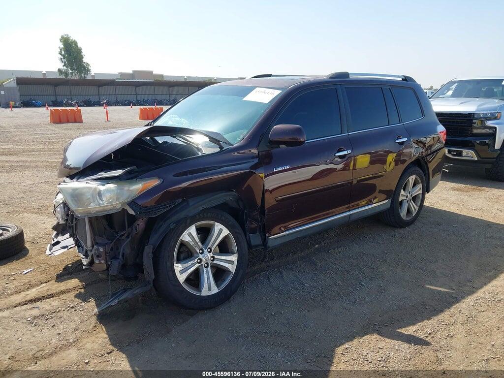 5TDYK3EH7CS081271 2012 TOYOTA HIGHLANDER photo no. 2