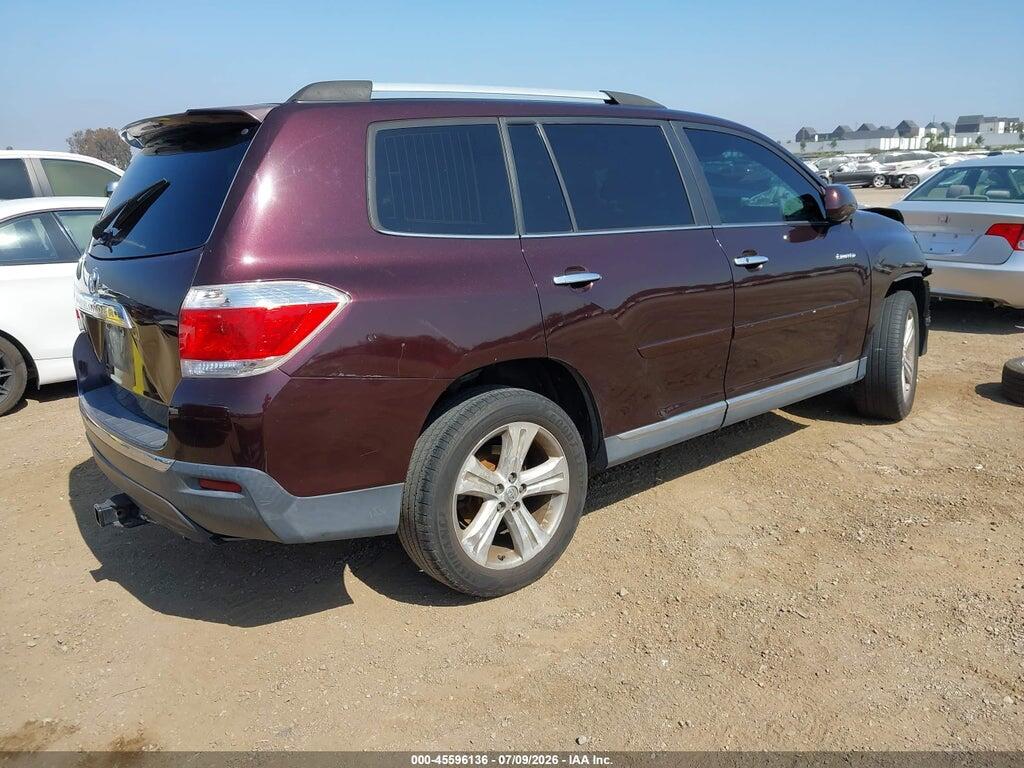 5TDYK3EH7CS081271 2012 TOYOTA HIGHLANDER photo no. 4