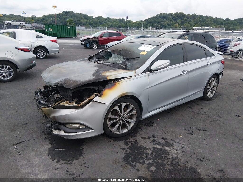 5NPEC4AB5EH846137 2014 HYUNDAI SONATA photo no. 2