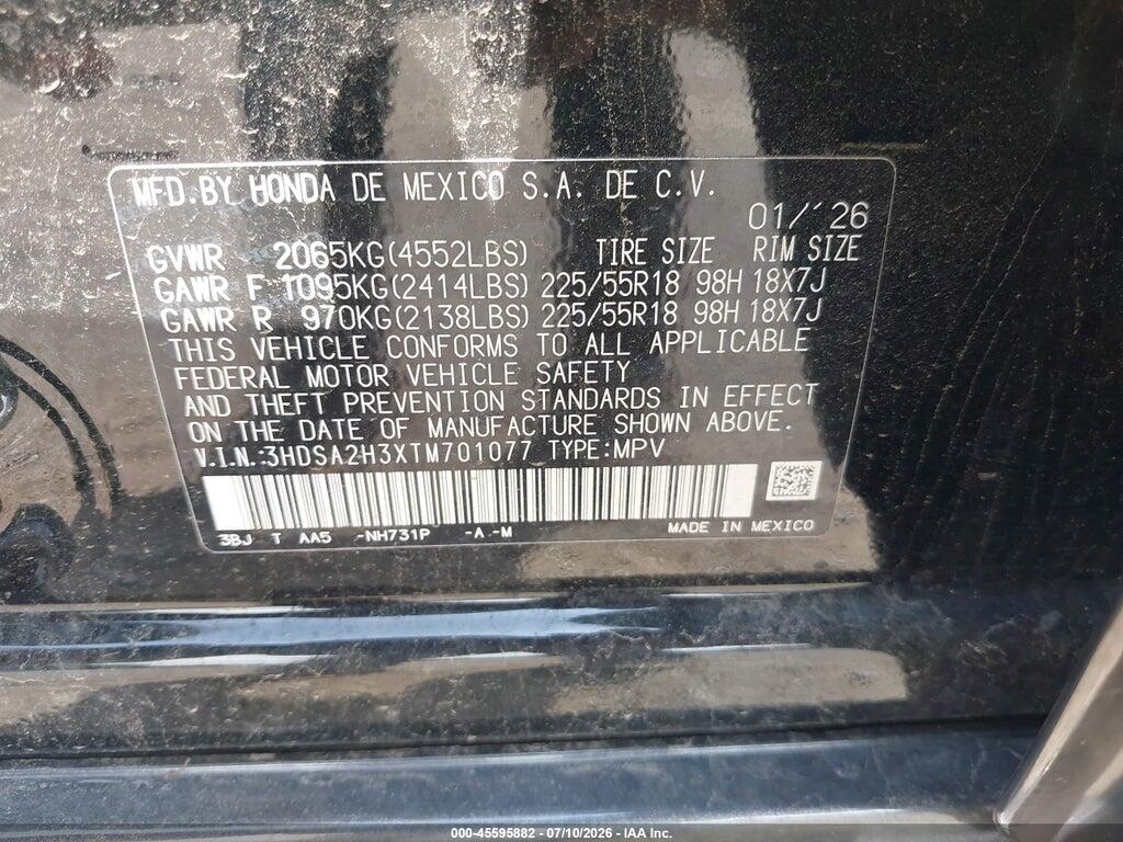 3HDSA2H3XTM701077 2026 ACURA ADX photo no. 9