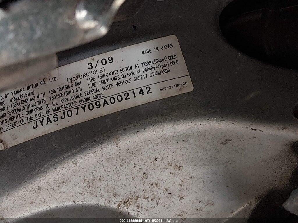 JYASJ07Y09A002142 2009 YAMAHA XP500 photo no. 10