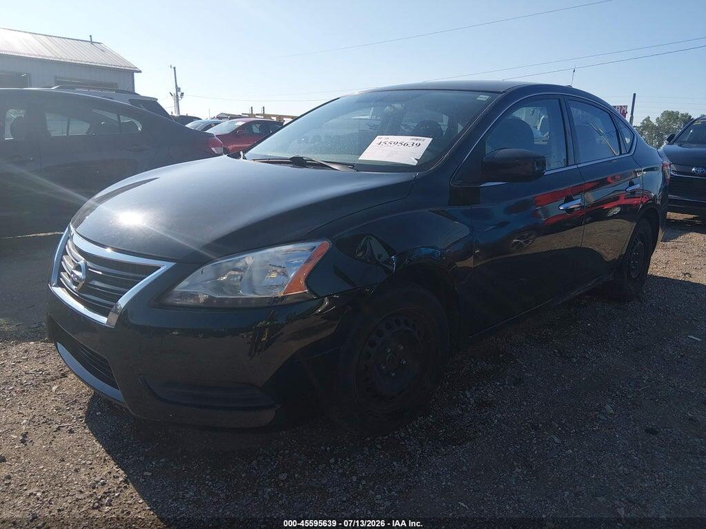 3N1AB7AP9FL646512 2015 NISSAN SENTRA photo no. 2
