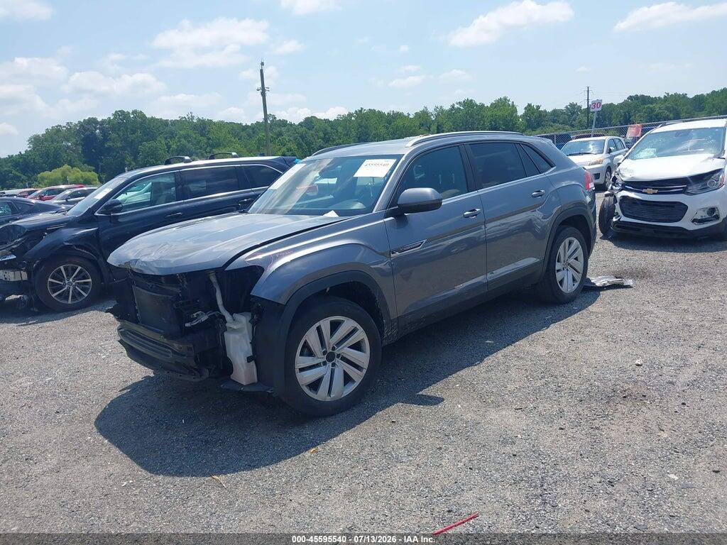 1V2JE2CA1MC207733 2021 VOLKSWAGEN ATLAS CROSS SPORT photo no. 2