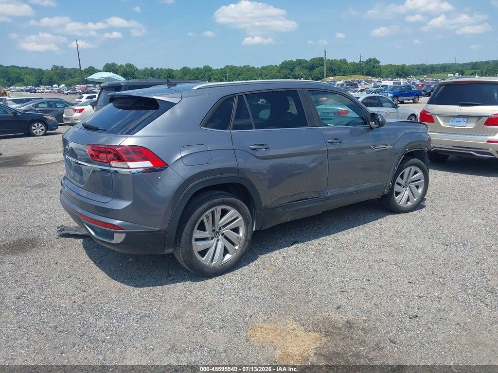 1V2JE2CA1MC207733 2021 VOLKSWAGEN ATLAS CROSS SPORT photo no. 4