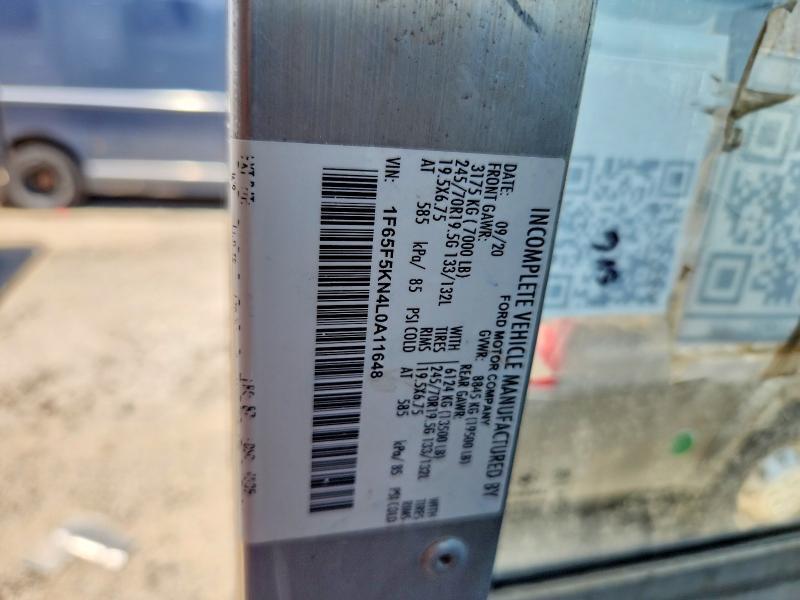 1F65F5KN4L0A11648 2020 FORD F59 photo no. 12