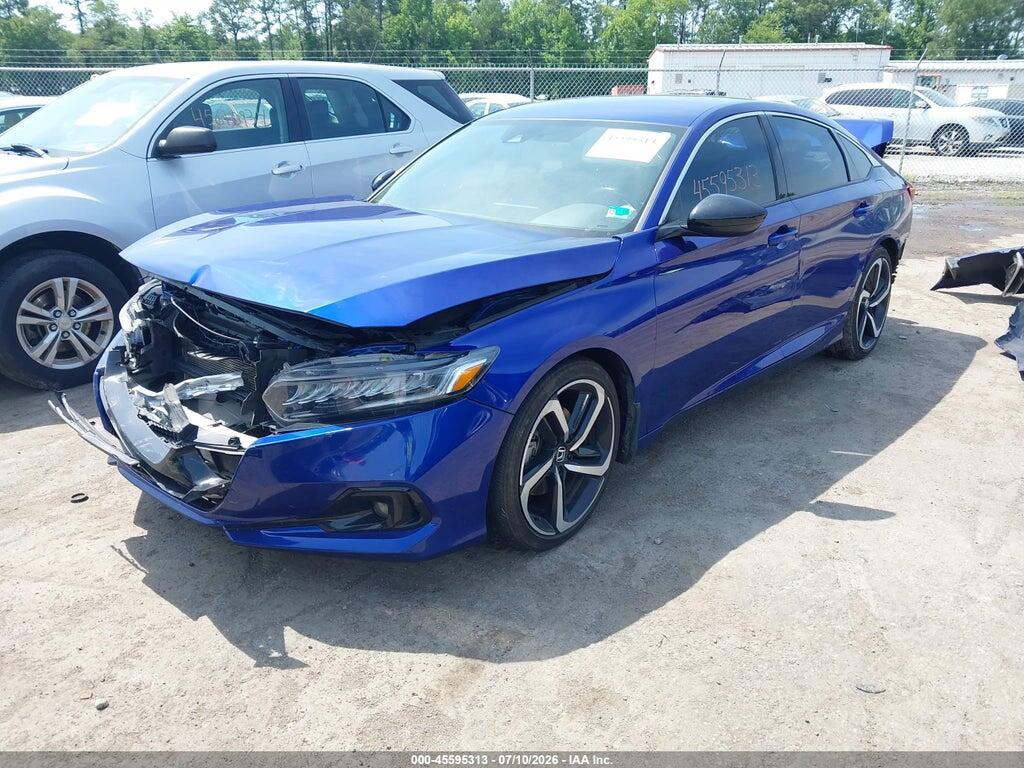1HGCV1F42NA022518 2022 HONDA ACCORD photo no. 2