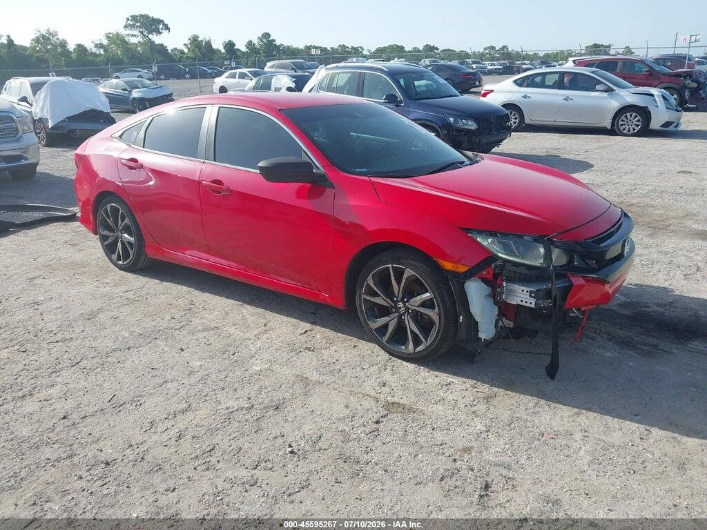 2HGFC2F89KH567480 2019 HONDA CIVIC photo no. 1