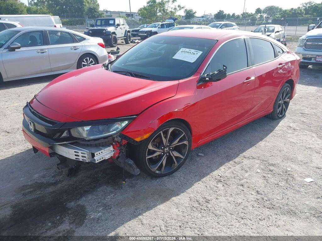 2HGFC2F89KH567480 2019 HONDA CIVIC photo no. 2