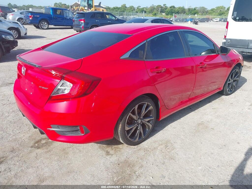 2HGFC2F89KH567480 2019 HONDA CIVIC photo no. 4