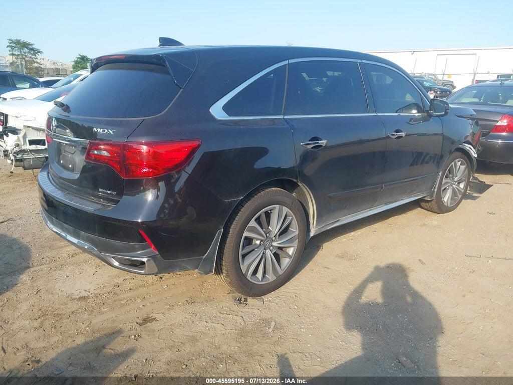 5FRYD4H59HB003747 2017 ACURA MDX photo no. 4