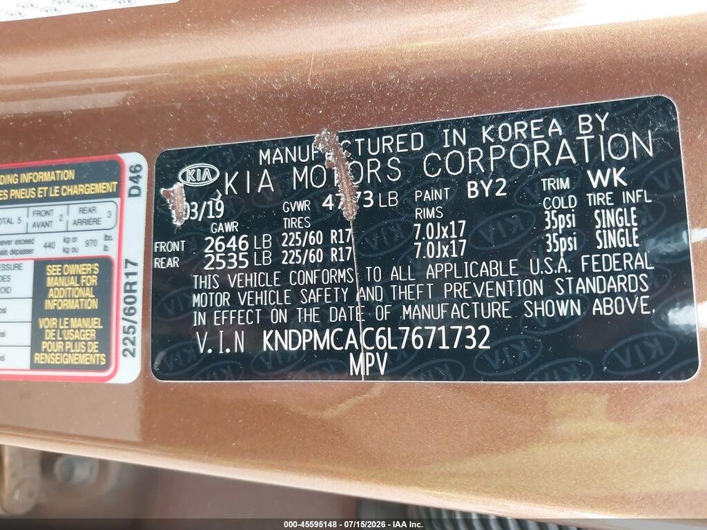 KNDPMCAC6L7671732 2020 KIA SPORTAGE photo no. 9
