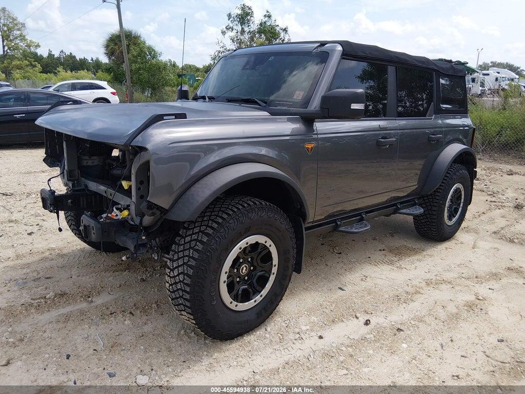 1FMEE5DP9NLB56695 2022 FORD BRONCO photo no. 2