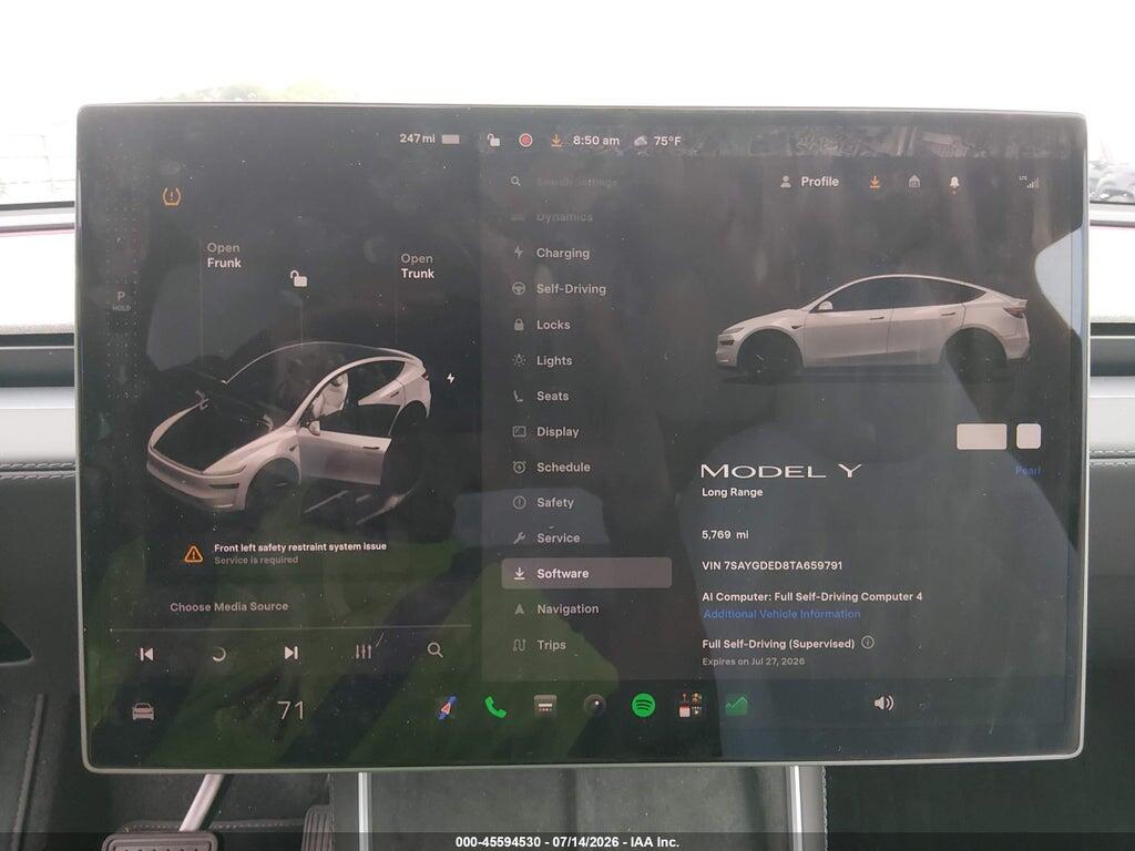 7SAYGDED8TA659791 2026 TESLA MODEL Y photo no. 7