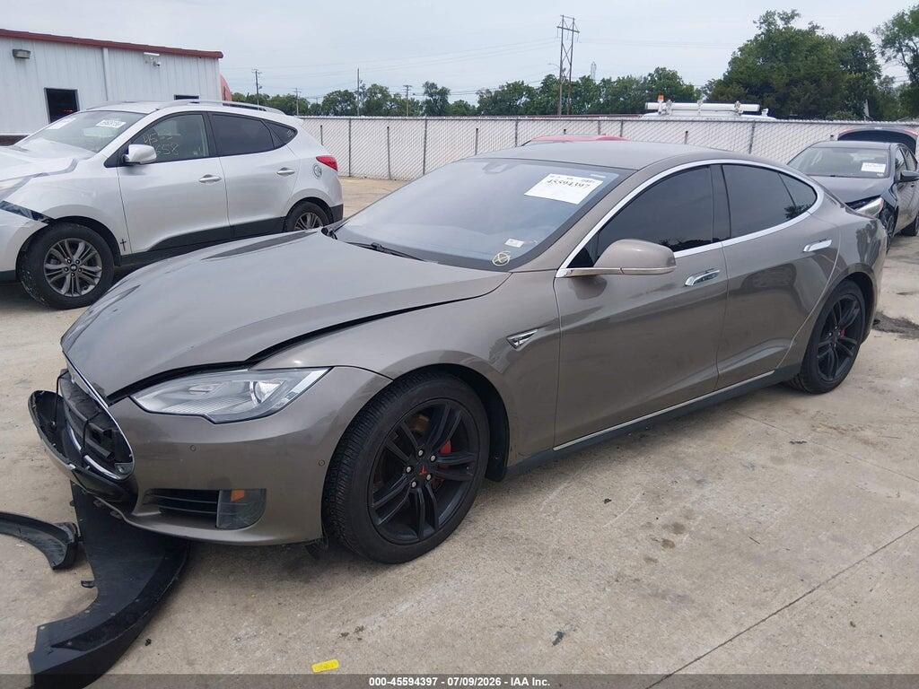 5YJSA1H2XFF092648 2015 TESLA MODEL S photo no. 2