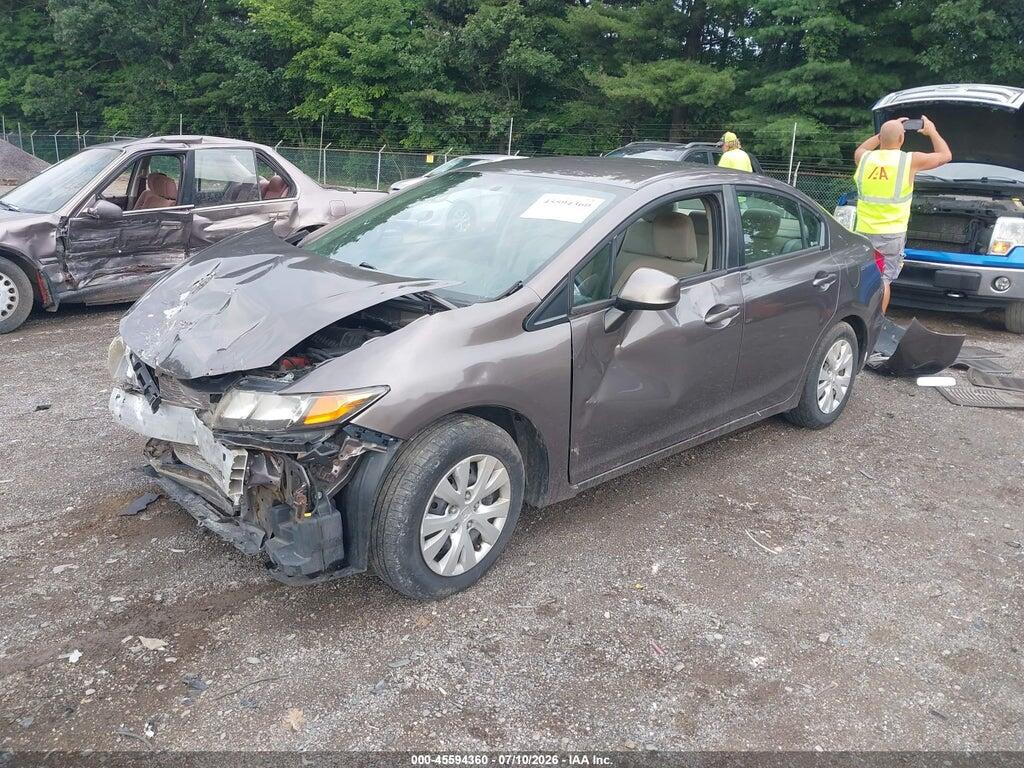 2HGFB2F54CH500716 2012 HONDA CIVIC photo no. 2
