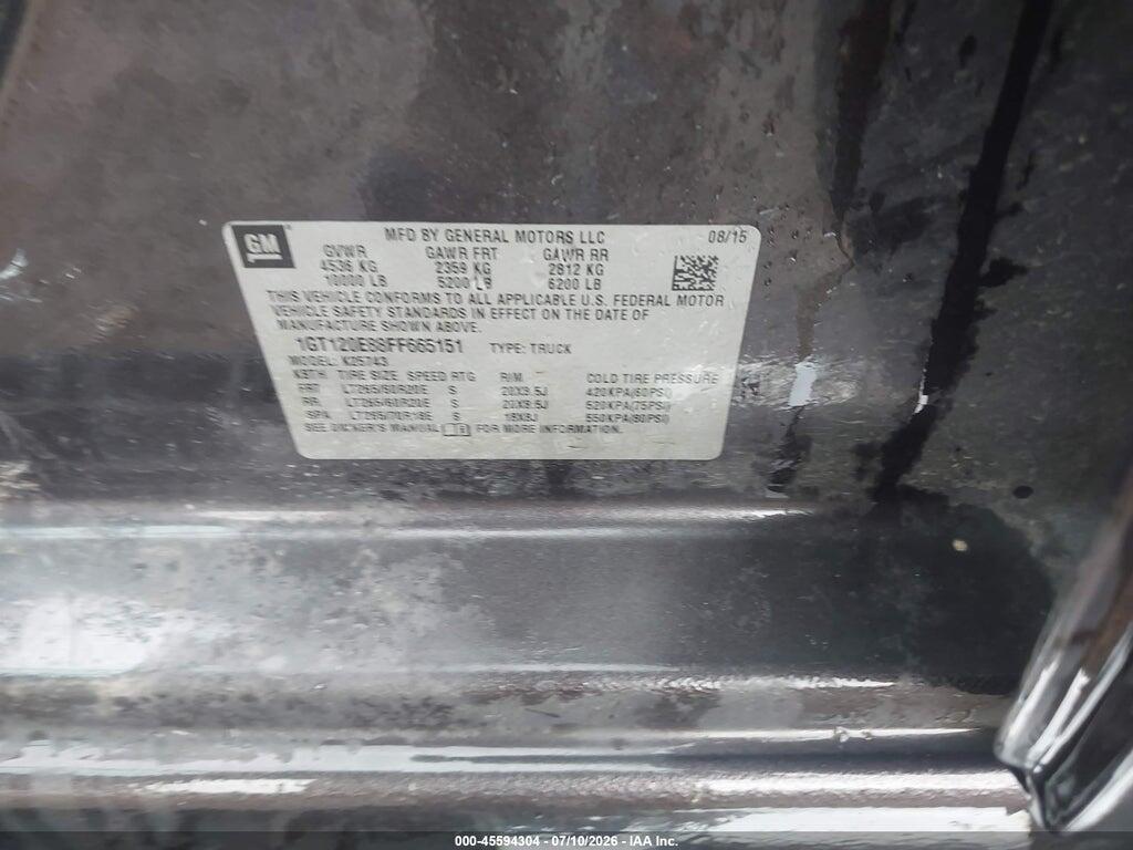 1GT120E88FF665151 2015 GMC SIERRA 2500HD AVAILABLE WIFI photo no. 9