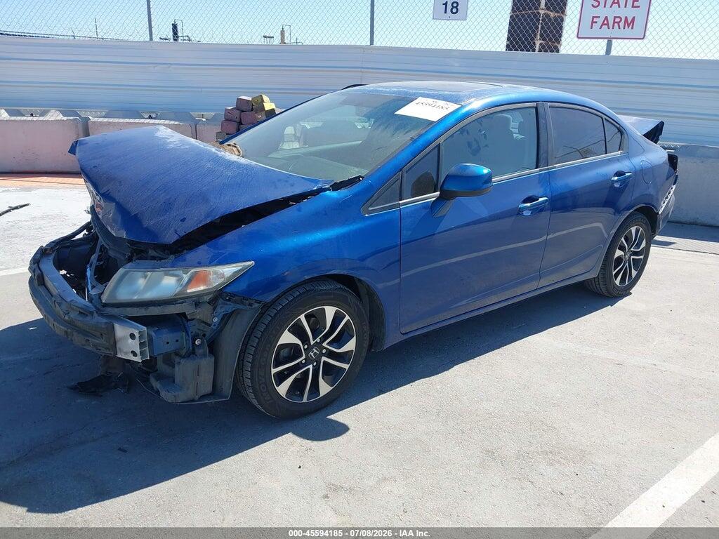 19XFB2F81DE240135 2013 HONDA CIVIC photo no. 2