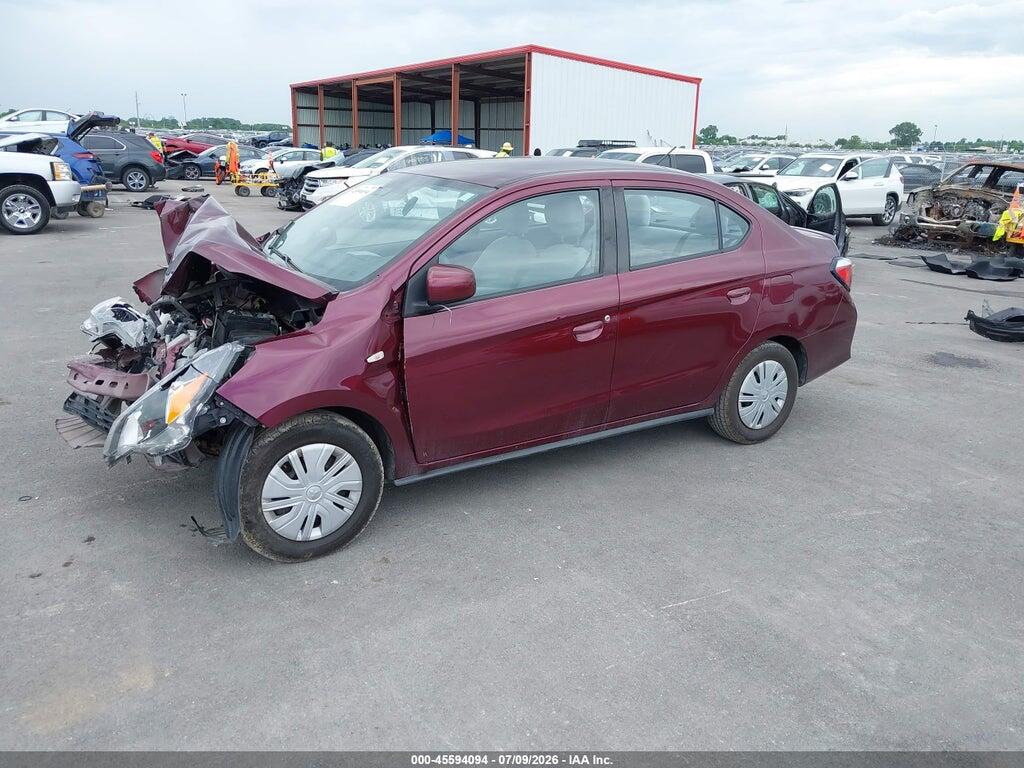 ML32FUFJ9MHF01237 2021 MITSUBISHI MIRAGE G4 photo no. 2