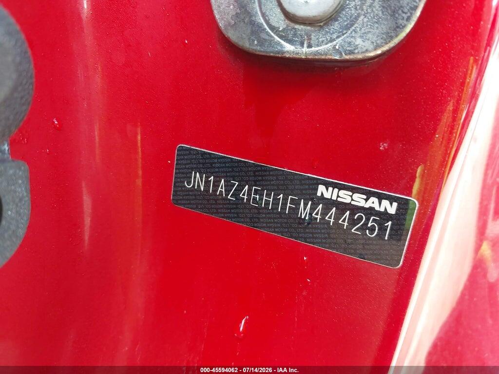 JN1AZ4EH1FM444251 2015 NISSAN 370Z photo no. 9