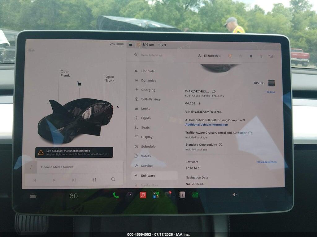 5YJ3E1EA8MF018758 2021 TESLA MODEL 3 photo no. 7
