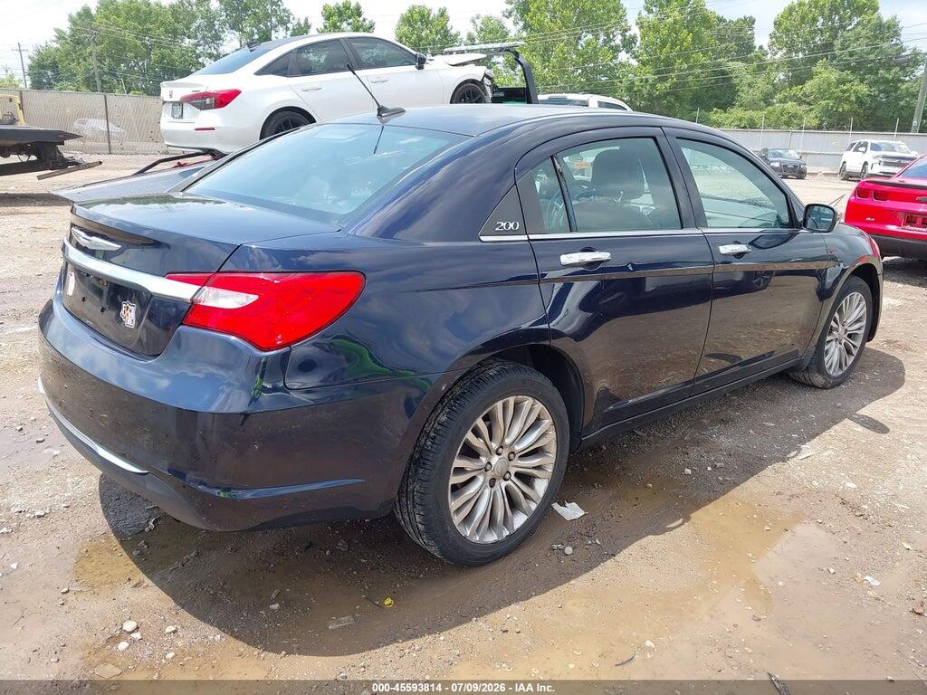 1C3CCBCB1CN123833 2012 CHRYSLER 200 photo no. 4