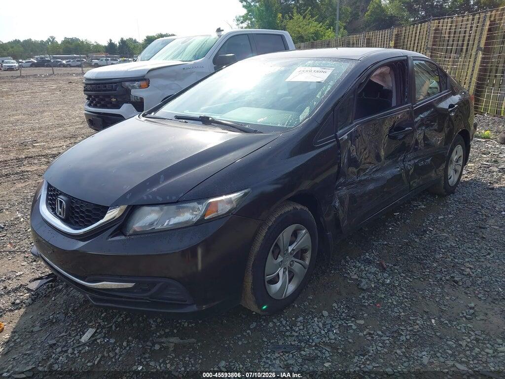 2HGFB2F54DH598812 2013 HONDA CIVIC photo no. 2