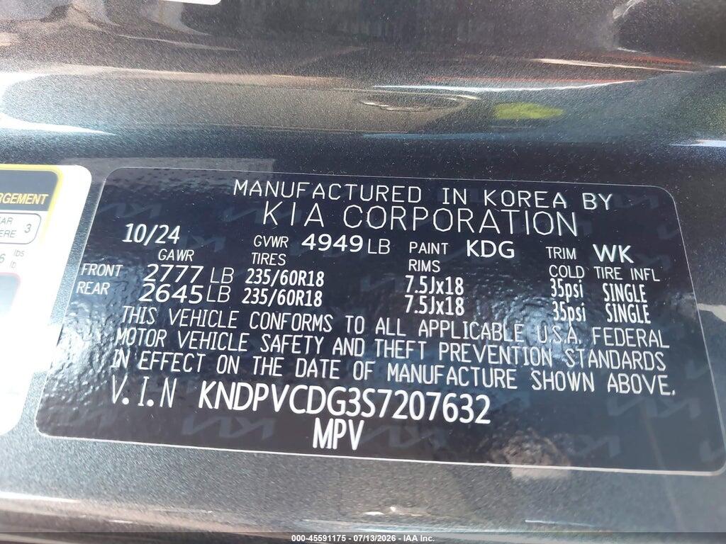 KNDPVCDG3S7207632 2025 KIA SPORTAGE HYBRID photo no. 9