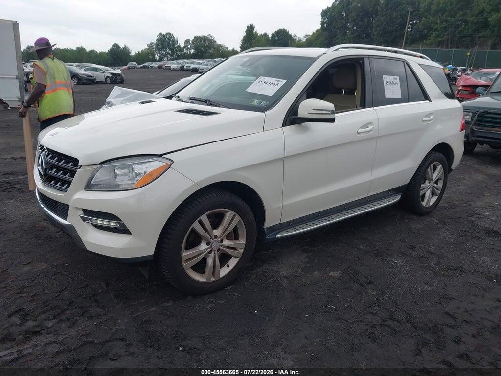 4JGDA5HB4DA267106 2013 MERCEDES-BENZ ML 350 photo no. 2