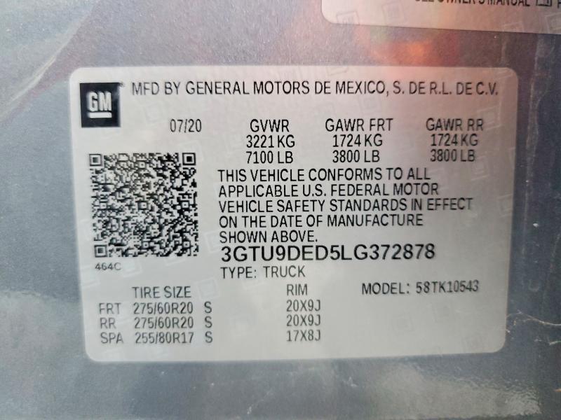 2020 GMC SIERRA K1500 SLT — Фото 13 из 13