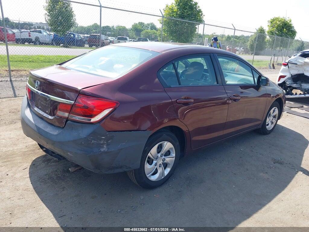 19XFB2F59DE230264 2013 HONDA CIVIC photo no. 4