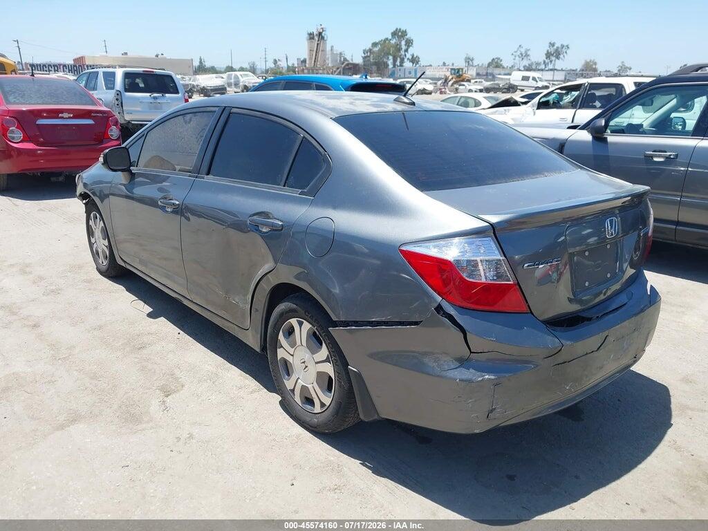 JHMFB4F20CS003010 2012 HONDA CIVIC HYBRID photo no. 3