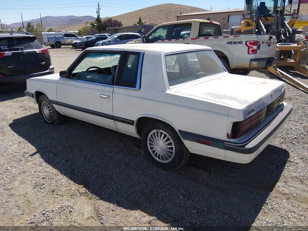 3B3BD31K9HT701893 1987 DODGE ARIES photo no. 3