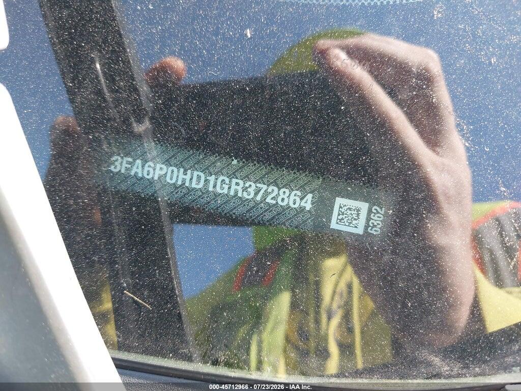 3FA6P0HD1GR372864 2016 FORD FUSION photo no. 12