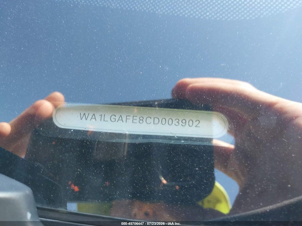 WA1LGAFE8CD003902 2012 AUDI Q7 photo no. 12
