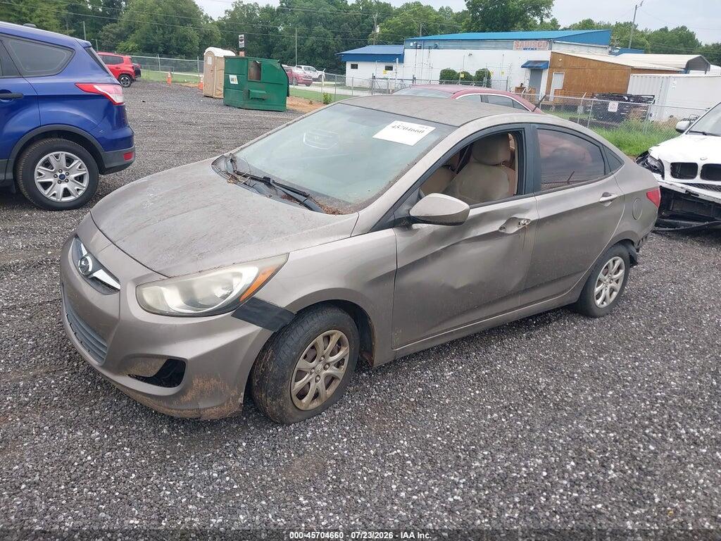 KMHCT4AE4EU673570 2014 HYUNDAI ACCENT photo no. 2