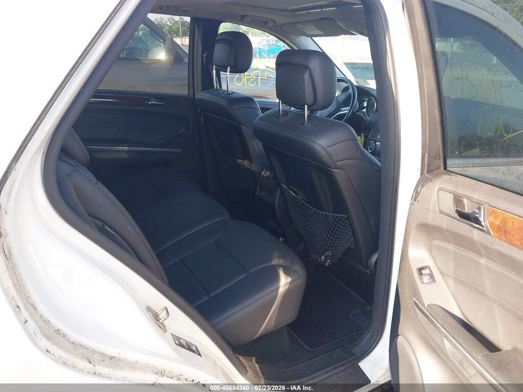 4JGBB2FB2BA727480 2011 MERCEDES-BENZ ML 350 BLUETEC photo no. 8