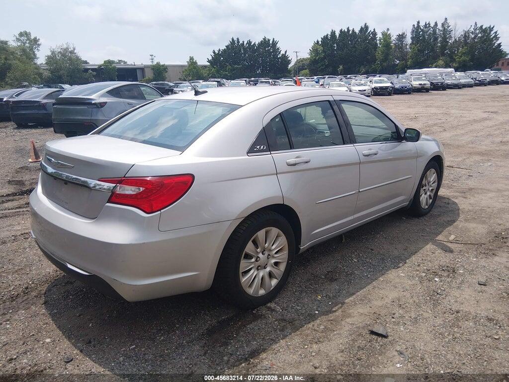 1C3CCBAB2CN317953 2012 CHRYSLER 200 photo no. 4