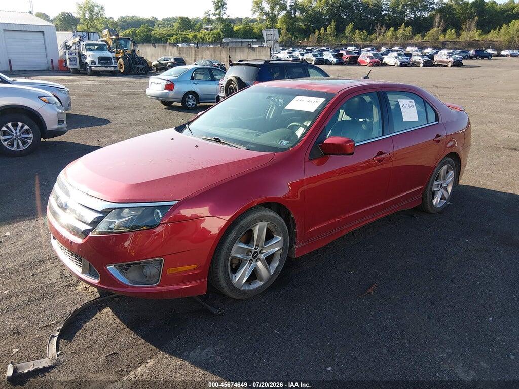 3FAHP0KCXAR161310 2010 FORD FUSION photo no. 2