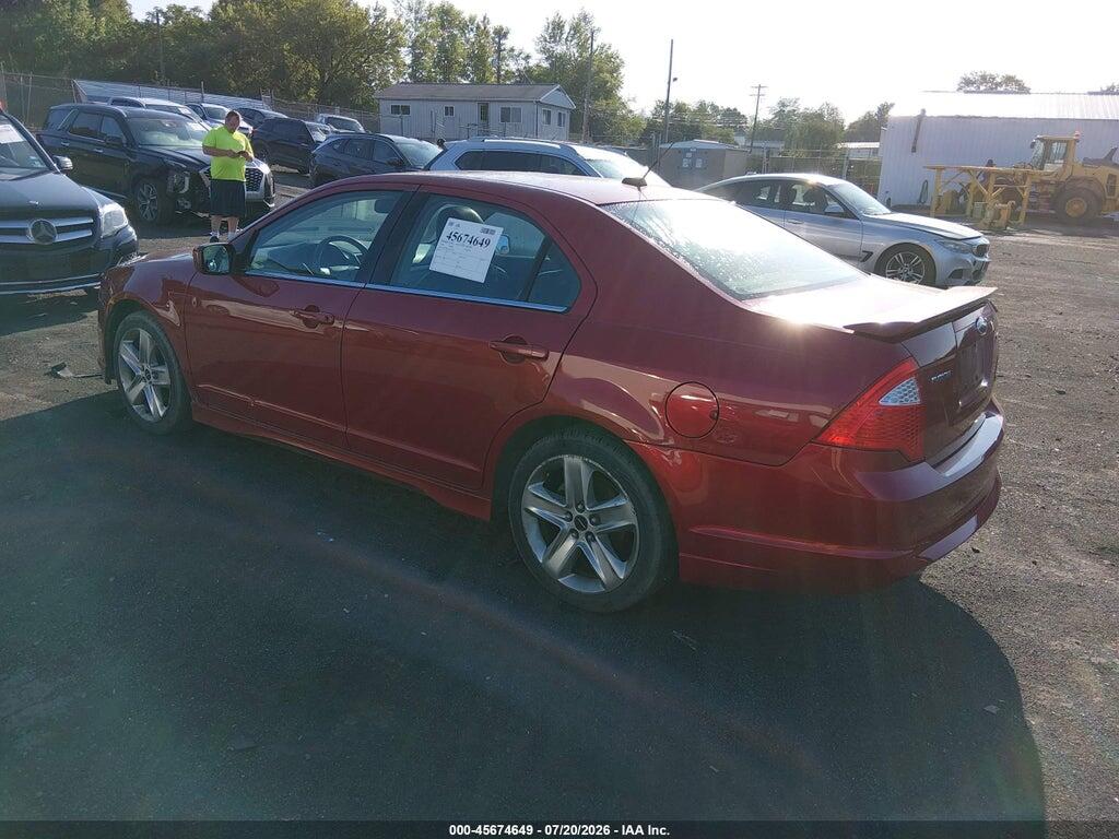 3FAHP0KCXAR161310 2010 FORD FUSION photo no. 3