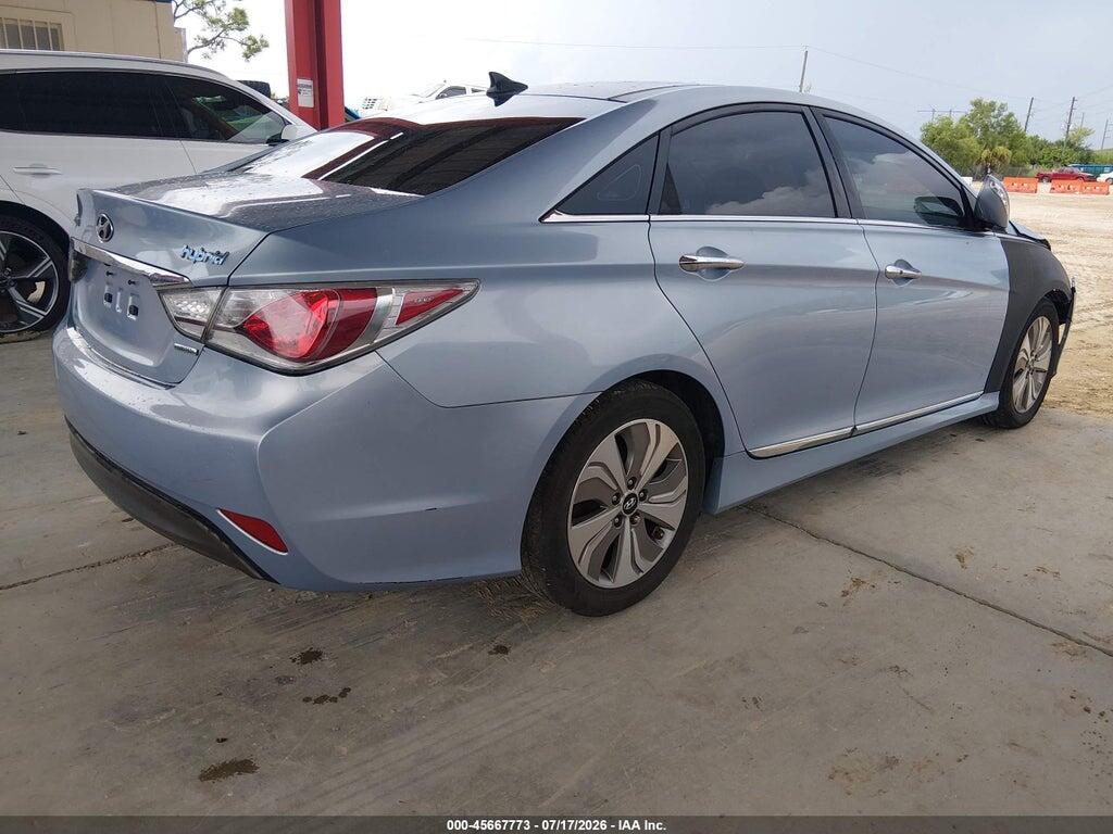 KMHEC4A43FA132402 2015 HYUNDAI SONATA HYBRID photo no. 4