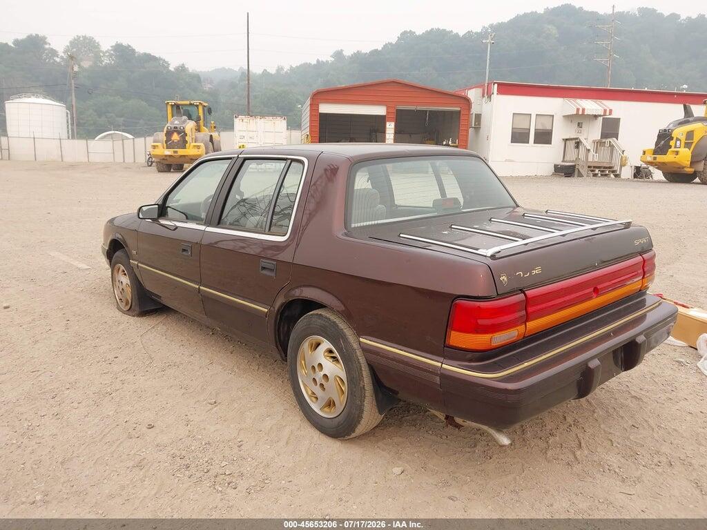 3B3AA4632ST531282 1995 DODGE SPIRIT photo no. 3