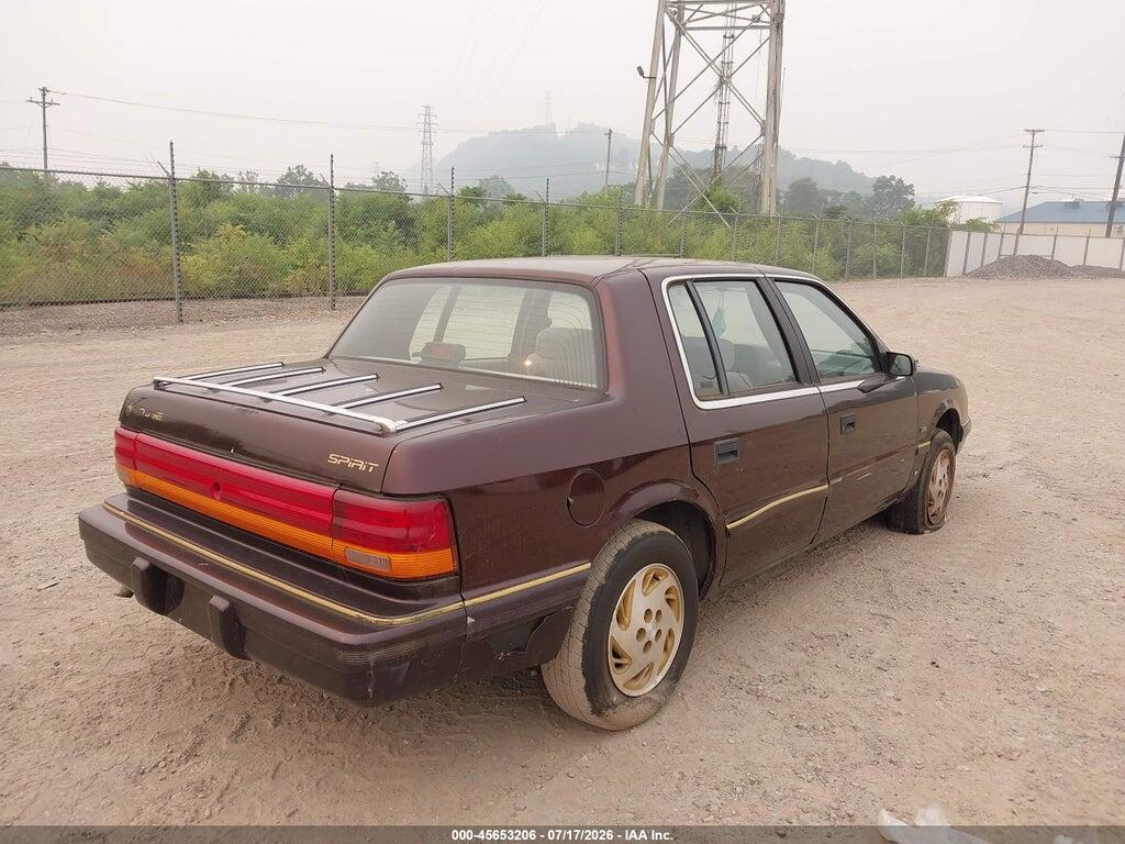 3B3AA4632ST531282 1995 DODGE SPIRIT photo no. 4