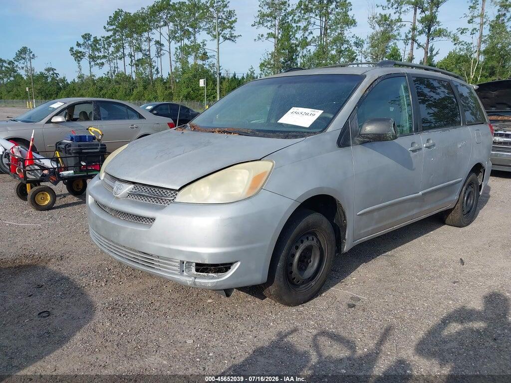 5TDZA23CX4S021012 2004 TOYOTA SIENNA photo no. 2