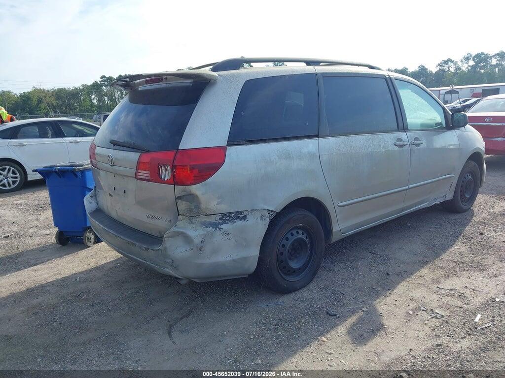 5TDZA23CX4S021012 2004 TOYOTA SIENNA photo no. 4